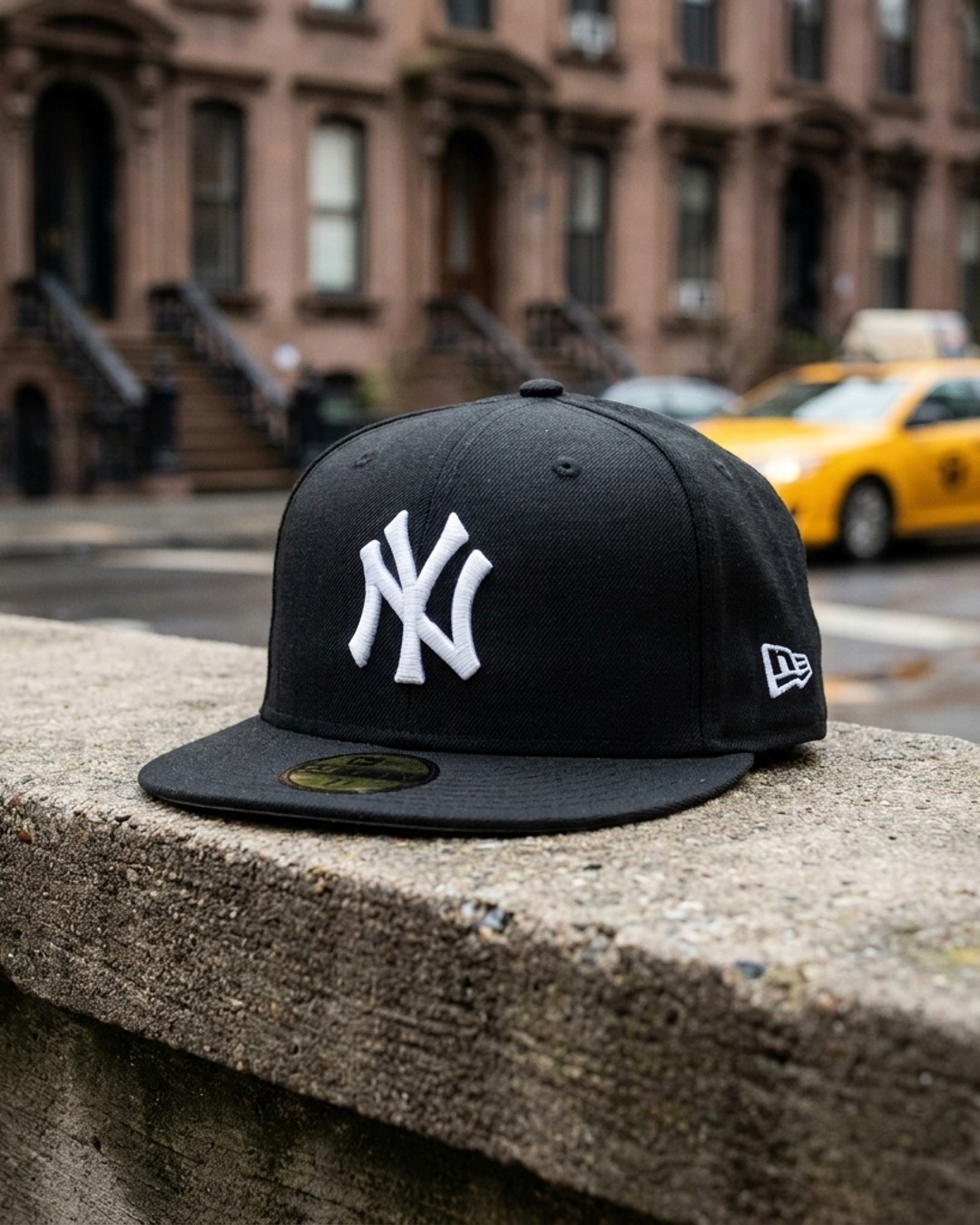 New York Yankees New Era Authentic MLB 59FIFTY Fitted Cap Black Size 56.8cm