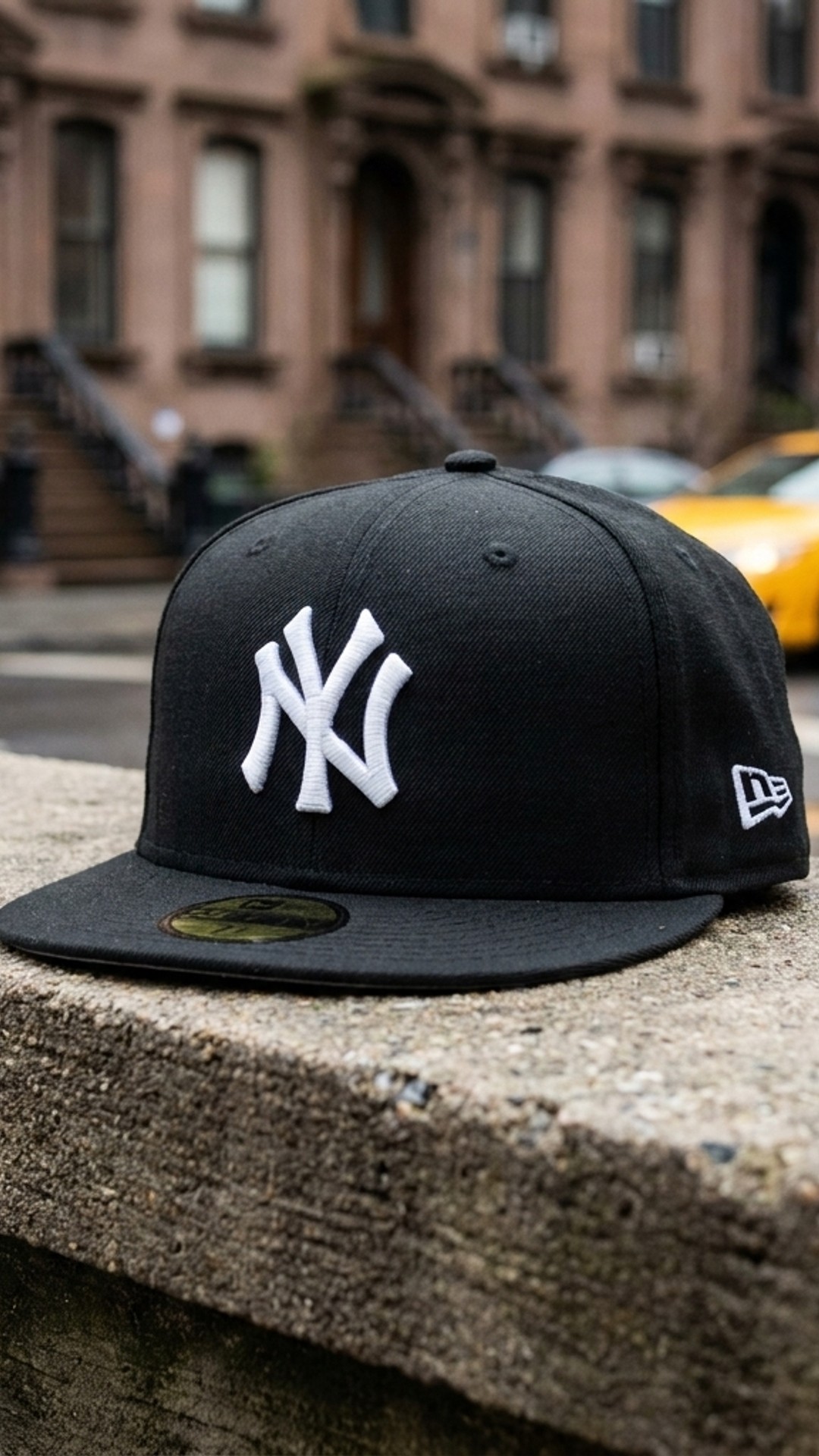 New York Yankees New Era Authentic MLB 59FIFTY Fitted Cap Black Size 56.8cm