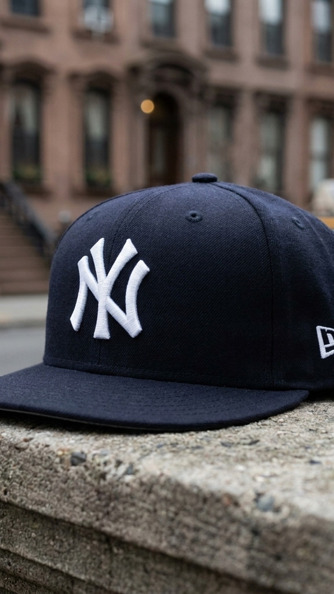 New Era 100% Wool New York NY Yankees Hat 59Fifty Grand Fitted Size 8 Hat Cap