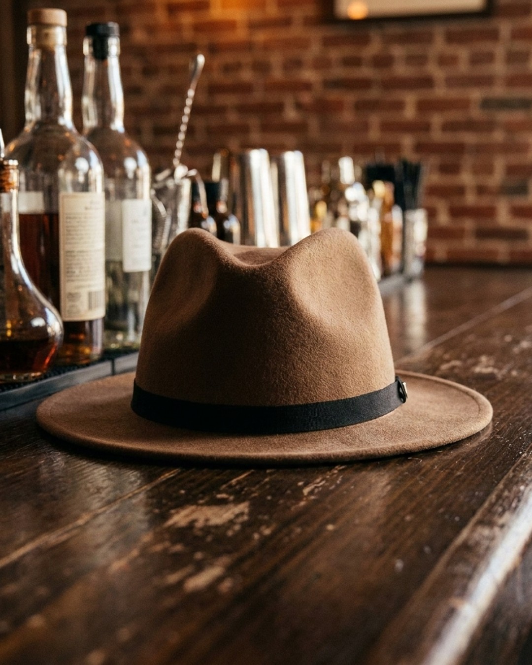 Brixton - Messer Packable Fedora - Twig SALE