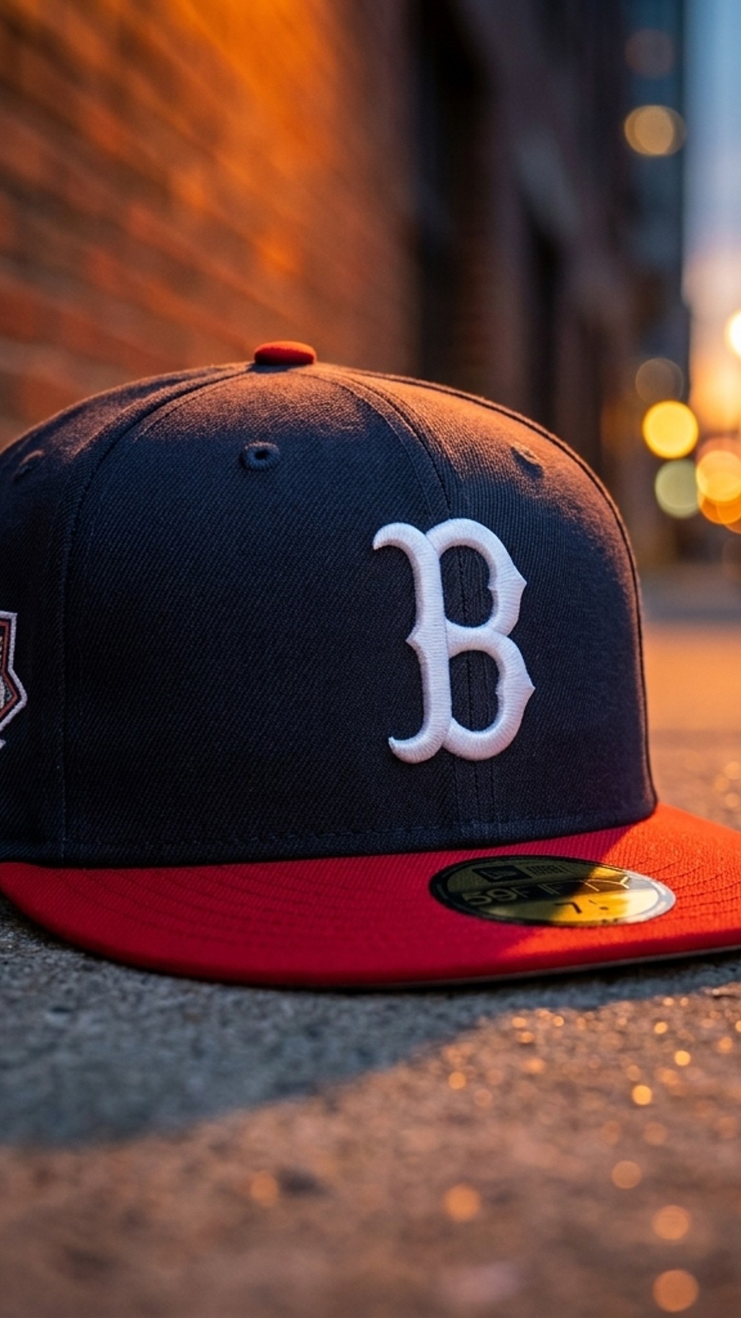 Boston Red Sox New Era 59FIFTY Fitted Cap - Navy/Red