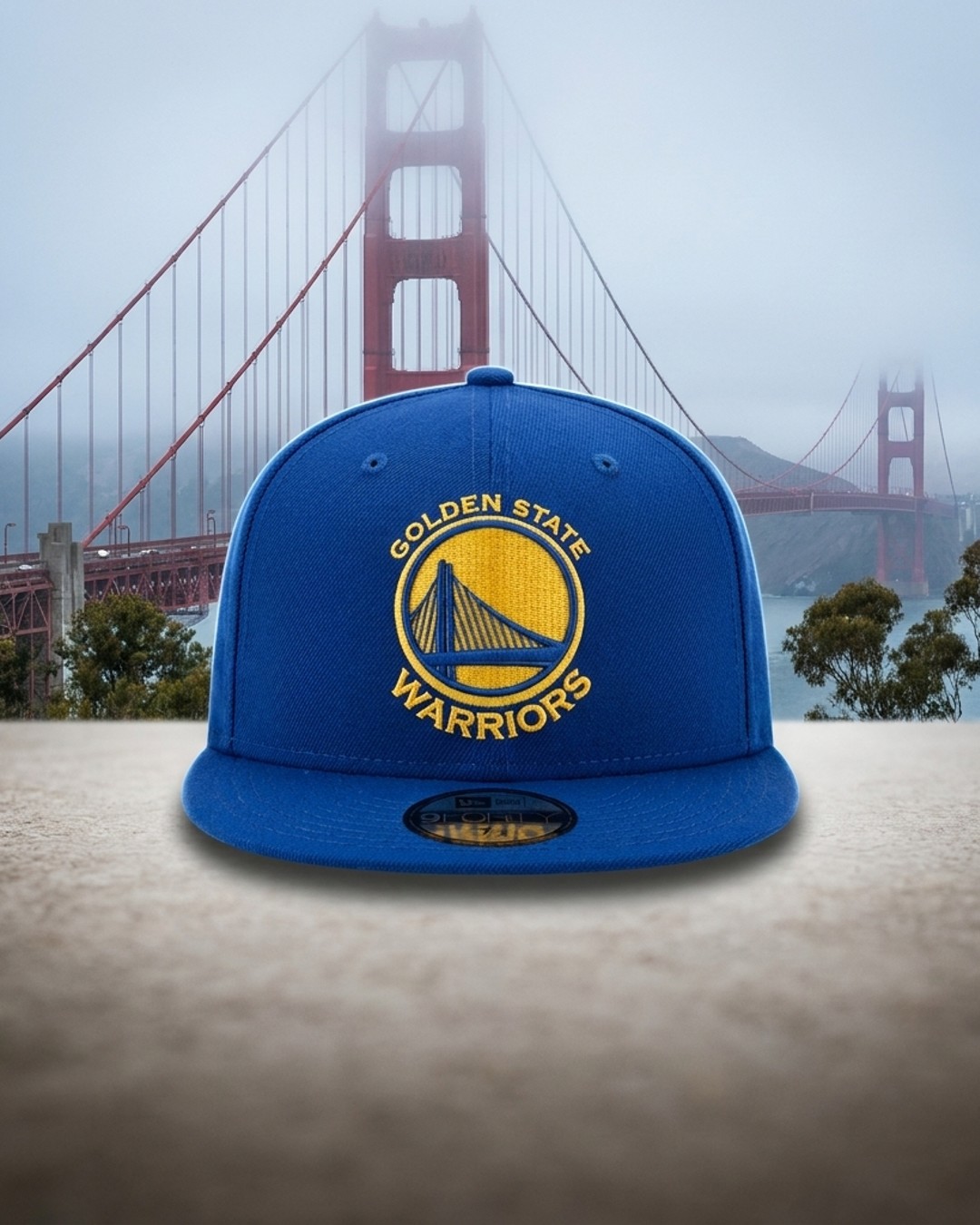 Golden State Warriors New Era 9FORTY Snapback - Royal/Gold