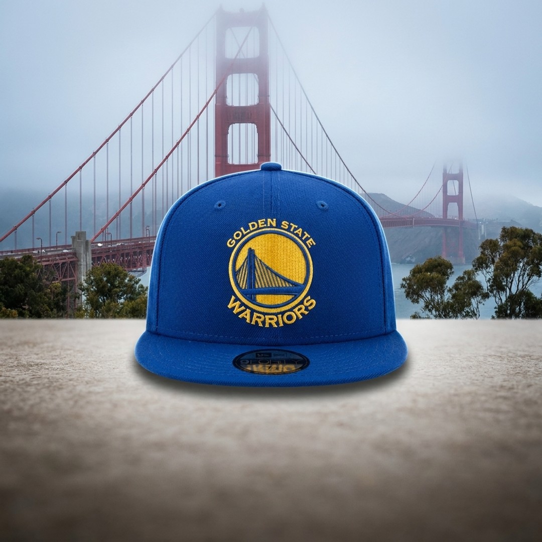 Golden State Warriors New Era 9FORTY Snapback - Royal/Gold