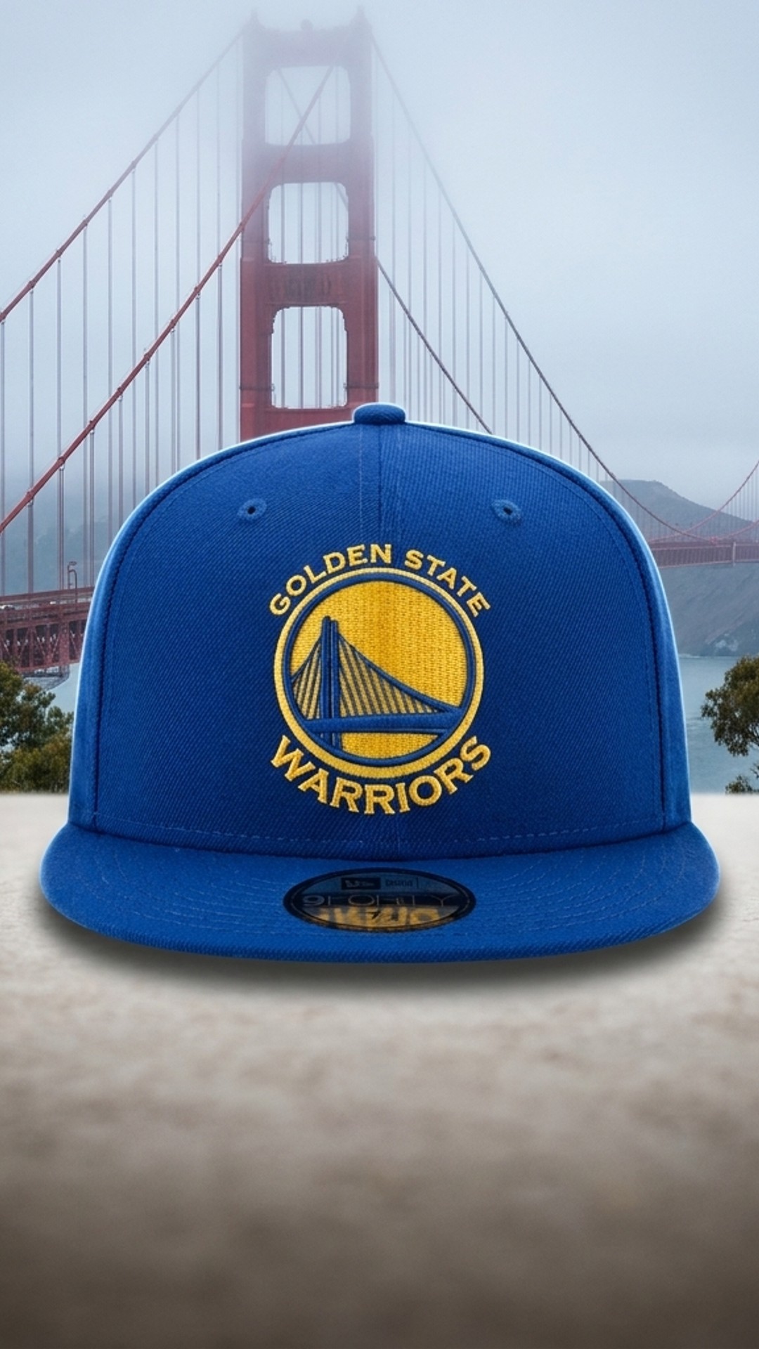 Golden State Warriors New Era 9FORTY Snapback - Royal/Gold