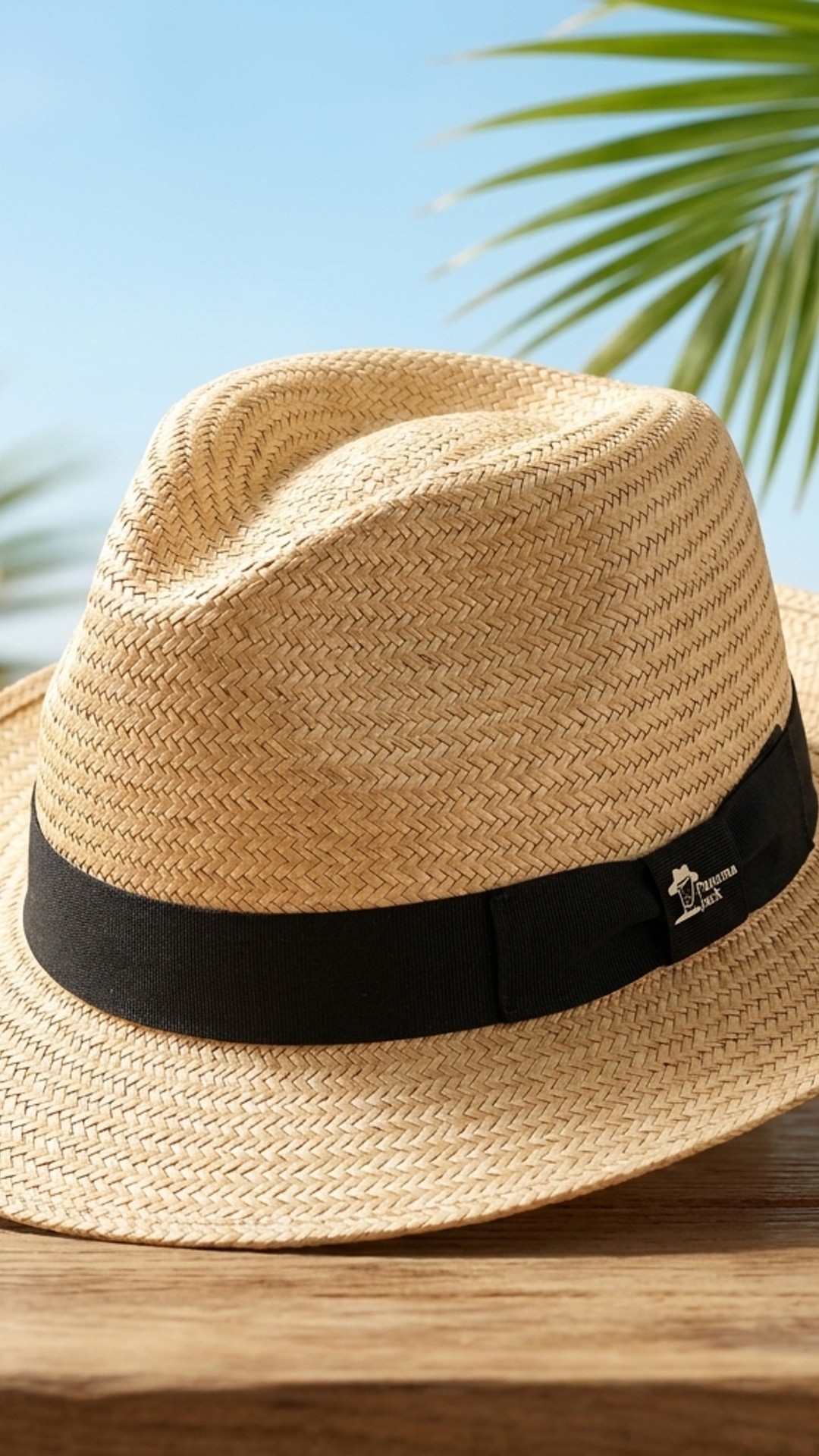 Panama Jack Classic Straw Hat - Natural